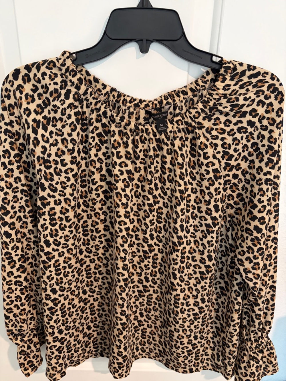 Banana Republic Leopard Print Skirt in Tan and Black